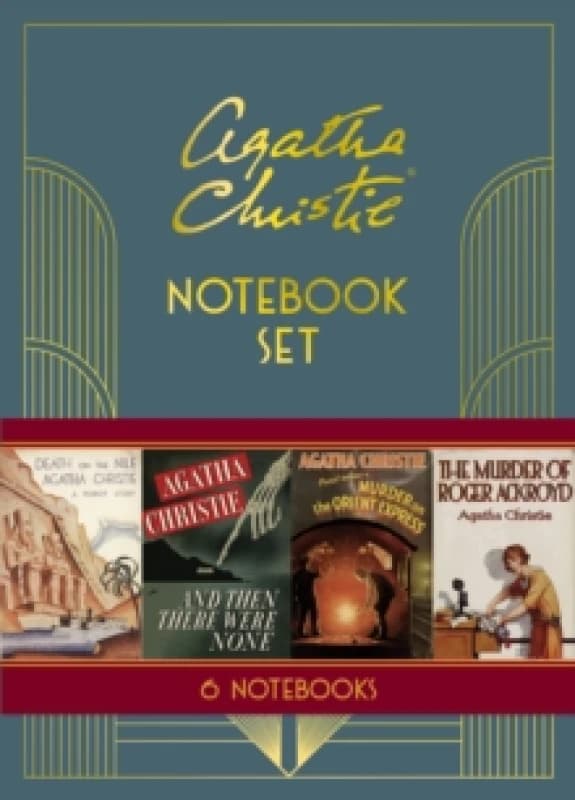 Agatha Christie Notebook Set Notebook / blank book