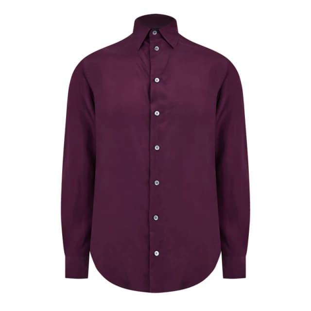EMPORIO ARMANI Long Sleeve Shirt - Red Red S