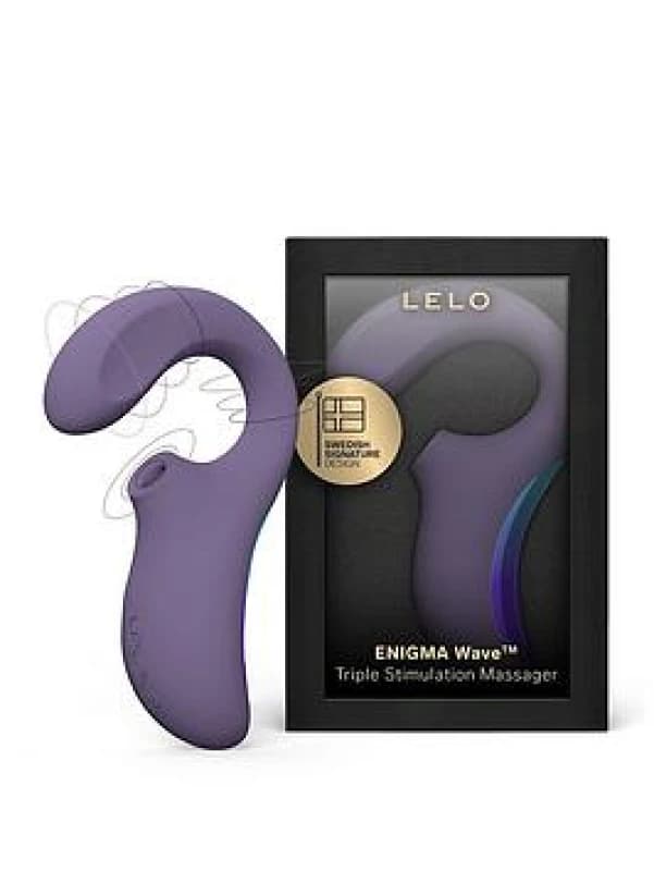 Lelo ENIGMA Wave - Triple Stimulation Massager (Cyber Purple), Purple, Women Purple W5CHL Female