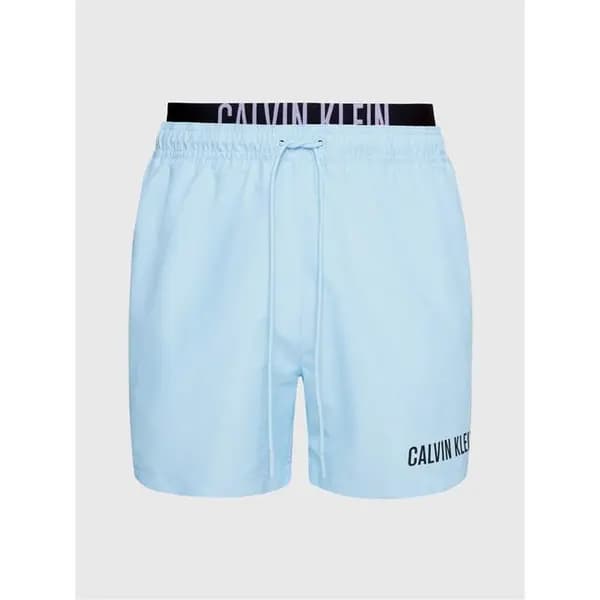 Calvin Klein Intense Power Double Waistband Swim Shorts - Blue S