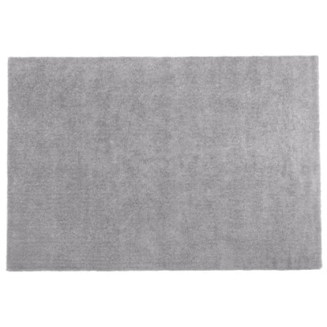 Beliani Shaggy Rug Demre Light Grey 140 X 200 Cm