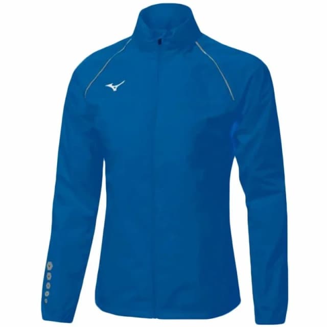 Mizuno Jacket woman Mizuno Osaka wind Bleu Female XS