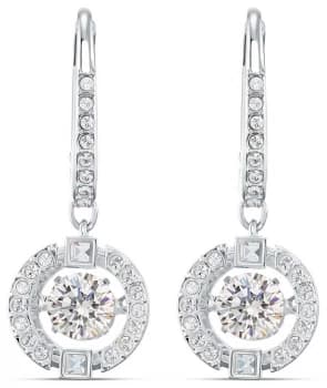 Swarovski Sparkling Dance Pierced Earrings Rhodium Jewellery
