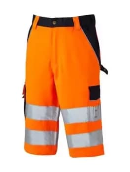 Dickies SA30065 Orange/Navy Men Hi Vis Shorts, 92 96cm