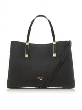 Dune London Dorrie Large Unlined Tote Bag - Black