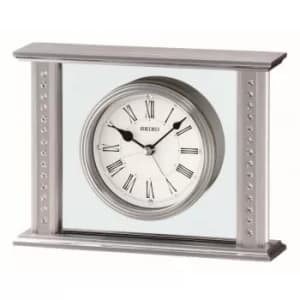 Seiko Clocks Crystal Set Mantel Alarm Clock