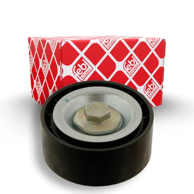 FEBI BILSTEIN 30168 Idler Pulley with screw Plastic Deflection/Guide Pulley,v-ribbed belt (312)
