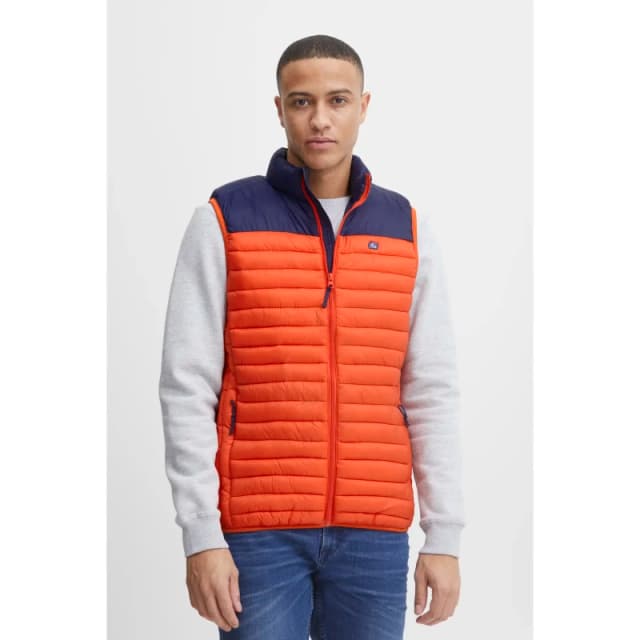 Blend Sleeveless Puffer Jacket Blend Orange Male M