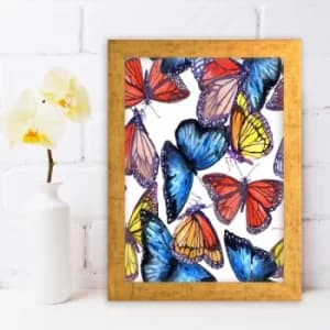AC265711706 Multicolor Decorative Framed MDF Painting