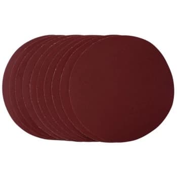 56371 Sanding Discs, 180mm, Hook & Loop, 320 Grit, (10 Pack) - Draper