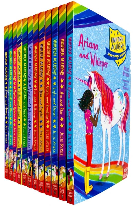 Unicorn Academy: Where Magic Happens 12 Book Collection Julie Sykes For Kids And Fans Julie Sykes Books
