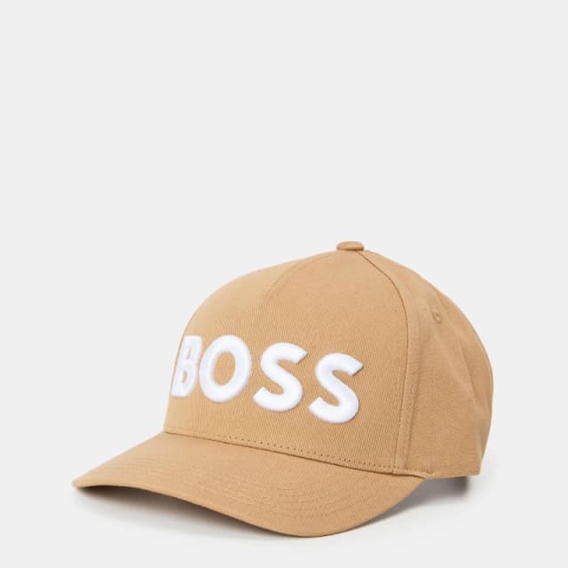 Boss Mens Sevile Baseball Cap Medium Beige male Mens