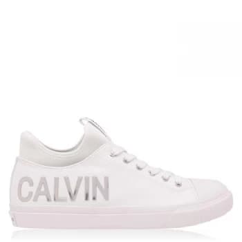 Calvin Klein Jeans Ivanco Trainers - White/Silver