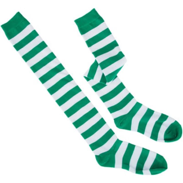 Tectake St Patrick's Day Striped Knee Socks - 302564