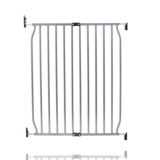 Safetots Eco Screw Fit Baby Gate, Grey, 70Cm - 80Cm, Stair Gate For Toddler And Baby, Screw Fit Safety Barrier
