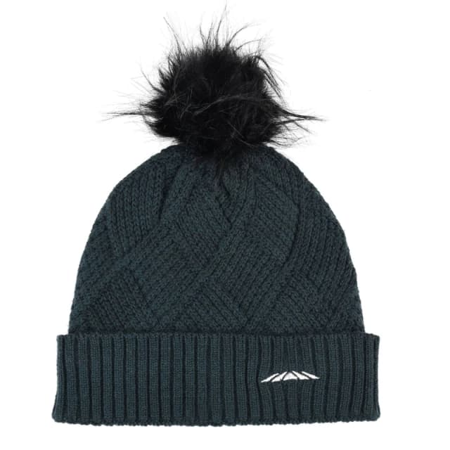 Weatherbeeta Mens Rib Knit Beanie in Dark Green Dark Green Male One Size