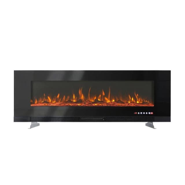Kabinet UK 60" Wall Mounted Electric Fireplace Black unisex One size