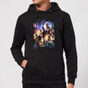 Avengers Endgame Character Montage Hoodie - Black