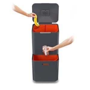 Joseph Totem Max 60-litre Waste Separation Unit - Graphite