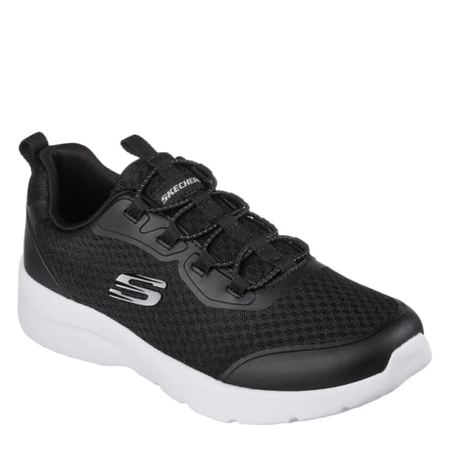 Skechers Dynamight 2.0 Social Orbit Womens Trainers Black/White female 3 (36)