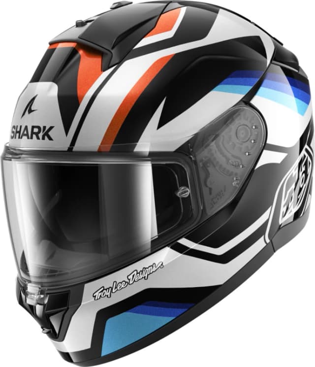 Shark Ridill 2 Apex Helmet, black-white-blue-orange, Size M for Men