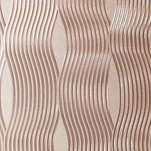 Arthouse Wave Rose Gold Foil Wallpaper 10.05m x 53cm