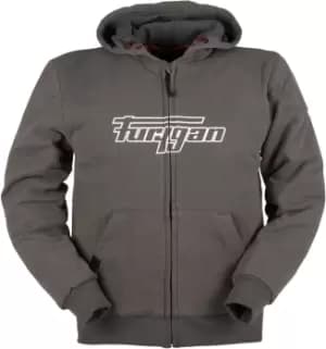 Furygan Luxio Evo Motorcycle Zip Hoodie, grey Size M grey, Size M