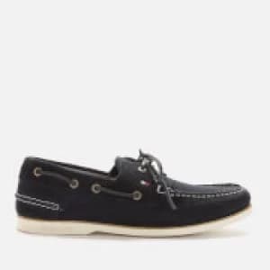 Tommy Hilfiger Mens Classic Suede Boat Shoes - Desert Sky - EU 41/UK 7