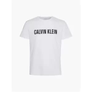 Calvin Klein Crew Neck Logo Tee - White