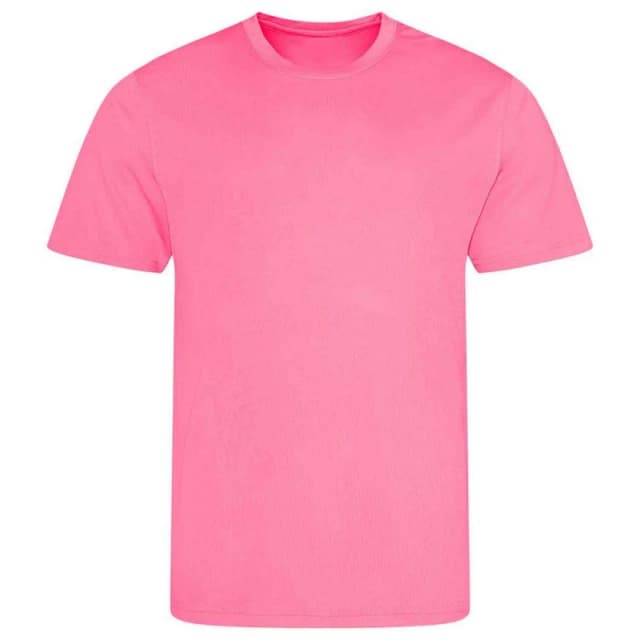 AWDis Cool Plain Magenta T-Shirt in Baby Pink Size: 12-13 Years Baby Pink Unisex 12-13 Years