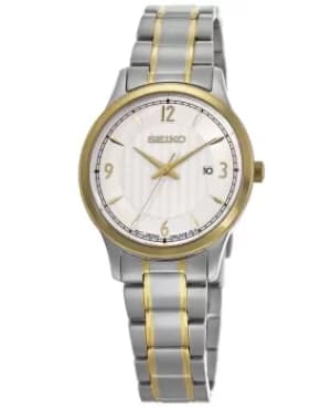 Seiko Analogue Silver Dial Steel Mens Watch SXDG94P1 SXDG94P1