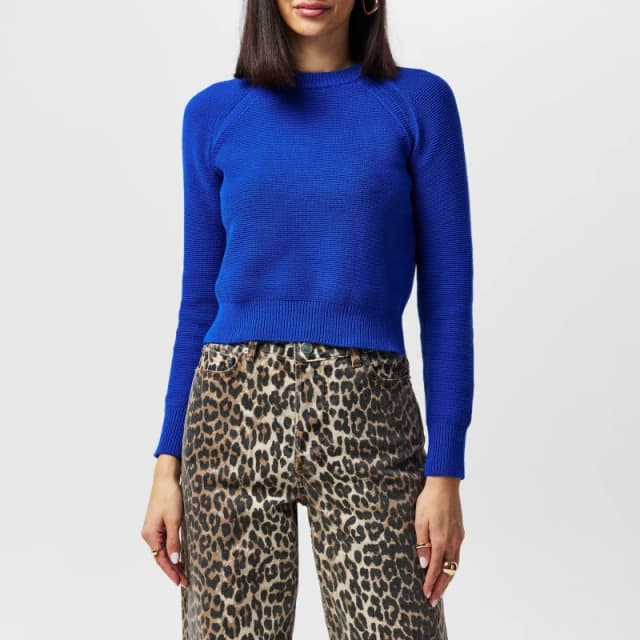 French Connection Lily Mozart Jumper Sapphire Blue female 16 (XL)