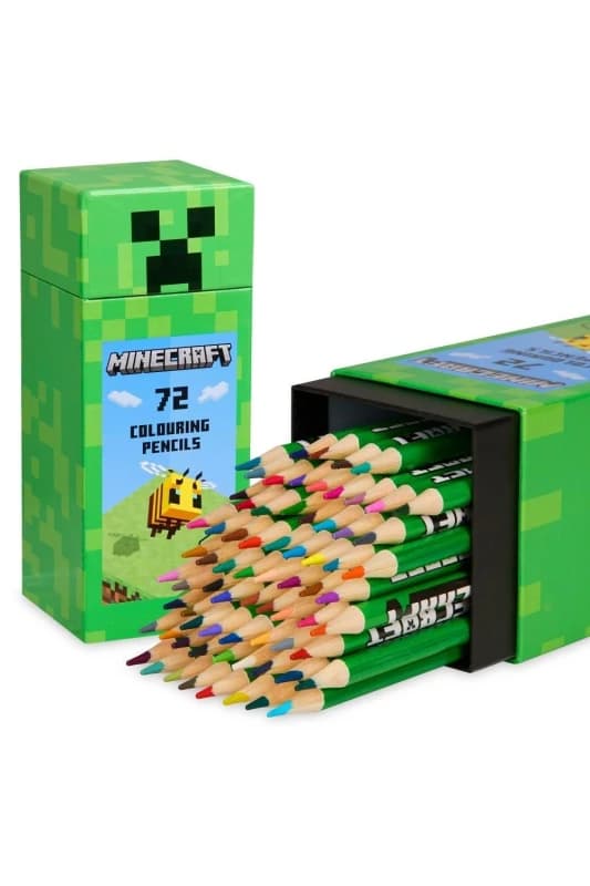 Minecraft 72 Colouring Pencils Multi