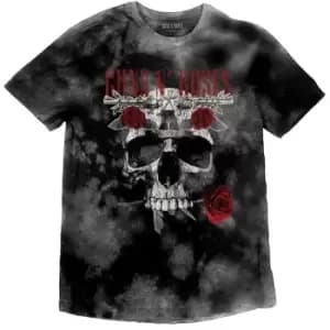 Guns N' Roses - Flower Skull Unisex XX-Large T-Shirt - Grey