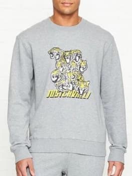 Just Cavalli Tiger Print Sweatshirt - Grey