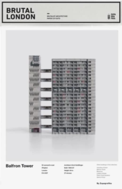 Brutal London: Balfron Tower : Build Your Own Brutalist London Paperback / softback