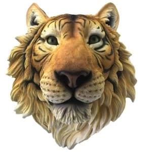 Rajah Tiger Head Wall Plaque