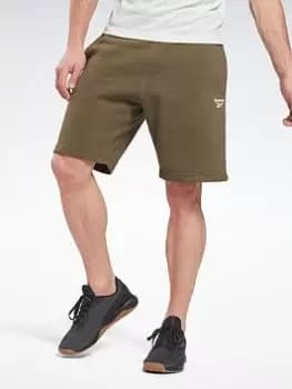 Reebok Identity Fleece Shorts, Brown Size XS Men