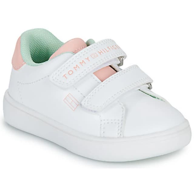 Tommy Hilfiger LOGAN girls's Children's Shoes (Trainers) in White