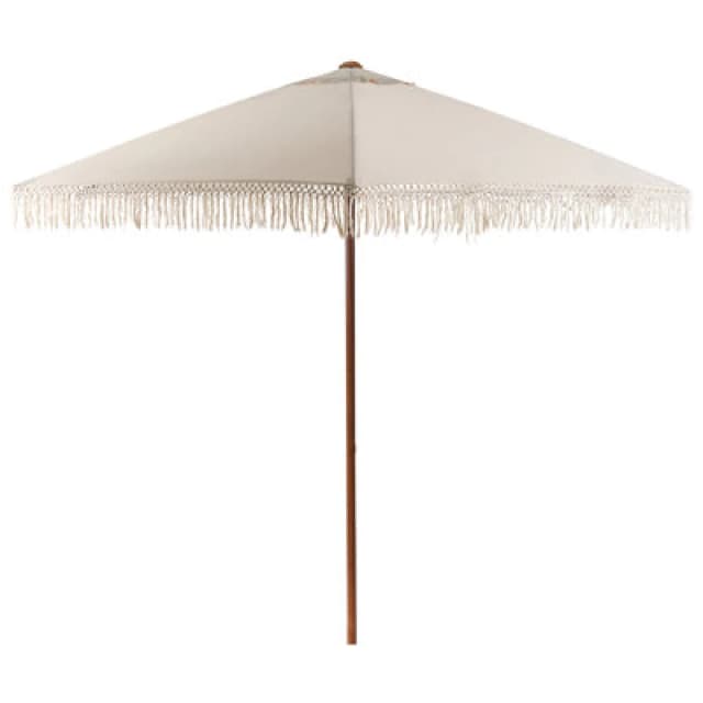 Beliani Market Parasol 258cm Murasa Beige