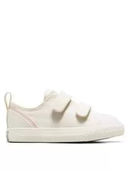 Converse Chuck Taylor All Star 2v, Cream, Size 2 Younger