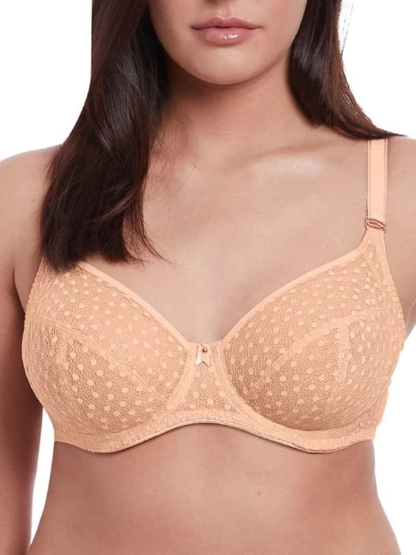 Freya Womens Starlight Side Support Bra in Nude Size: 30FF Nude Female 30FF
