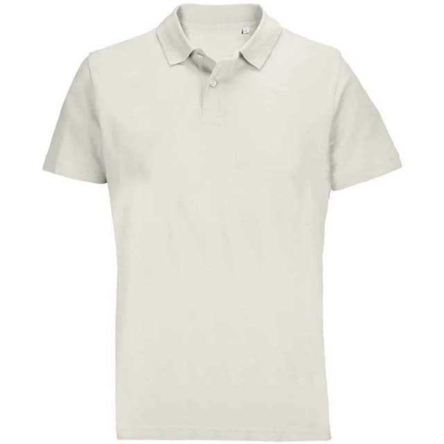 SOL'S Pulse Pique Polo Shirt in Off-White Size: Small Off-White Unisex S