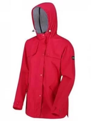 Regatta Bertille Waterproof Jacket, Pink, Size 12, Women