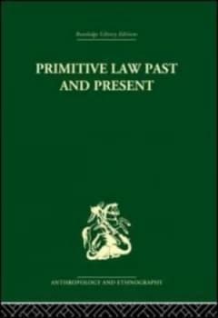 Primitive Law Past and Present by A.S. Diamond Paperback