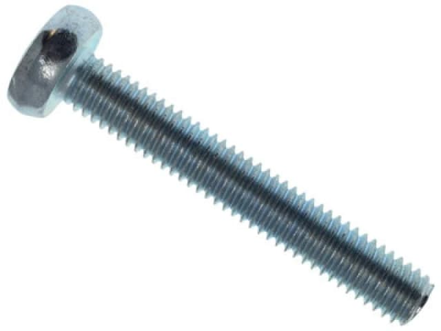 Metalmate Memmspan0640 Machine Screw Pozi Compatible Pan Head Zp M6 X 40mm Box 25 Memmspan0640