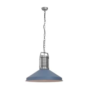Brusk Dome Pendant Ceiling Lights Petrol, Metal