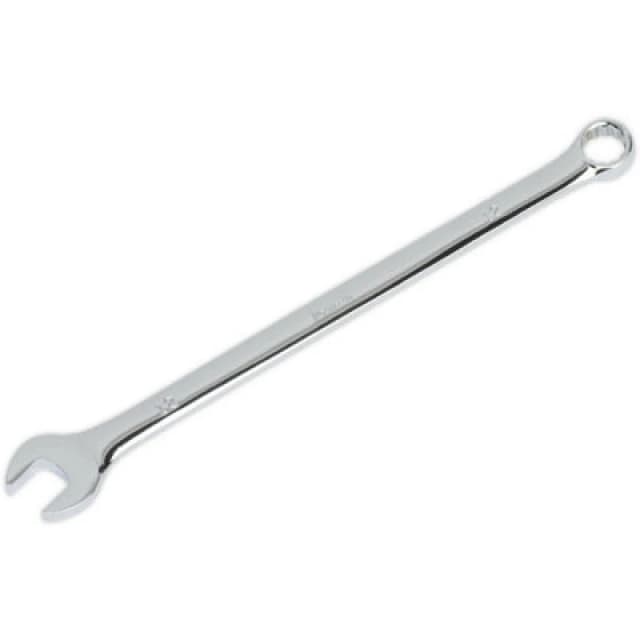 Loops 12mm x 225mm Extra Long Combination Spanner - Chrome Vanadium Steel Nut Wrench Metallics