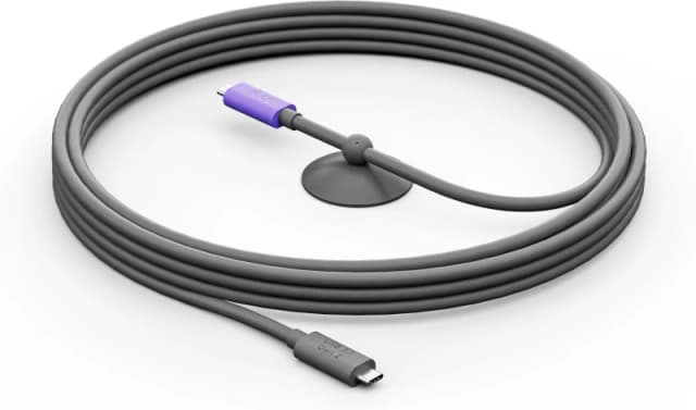 Logitech Logitech 952-000195 USB cable USB 3.2 Gen 2 (3.1 Gen 2) 5m USB C Graphite, Violet 952-000195