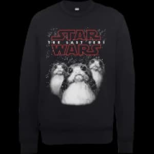 Star Wars The Last Jedi Porgs Black Sweatshirt - L - Black